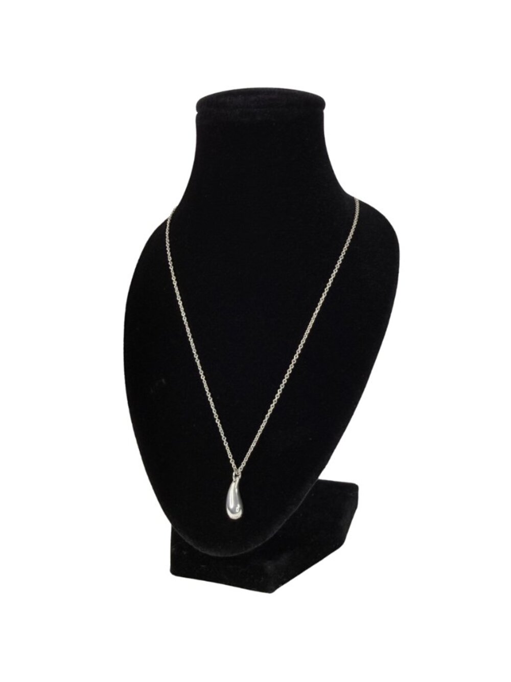 Tiffany & Co. Elsa Peretti Teardrop Sterling Silver Necklace